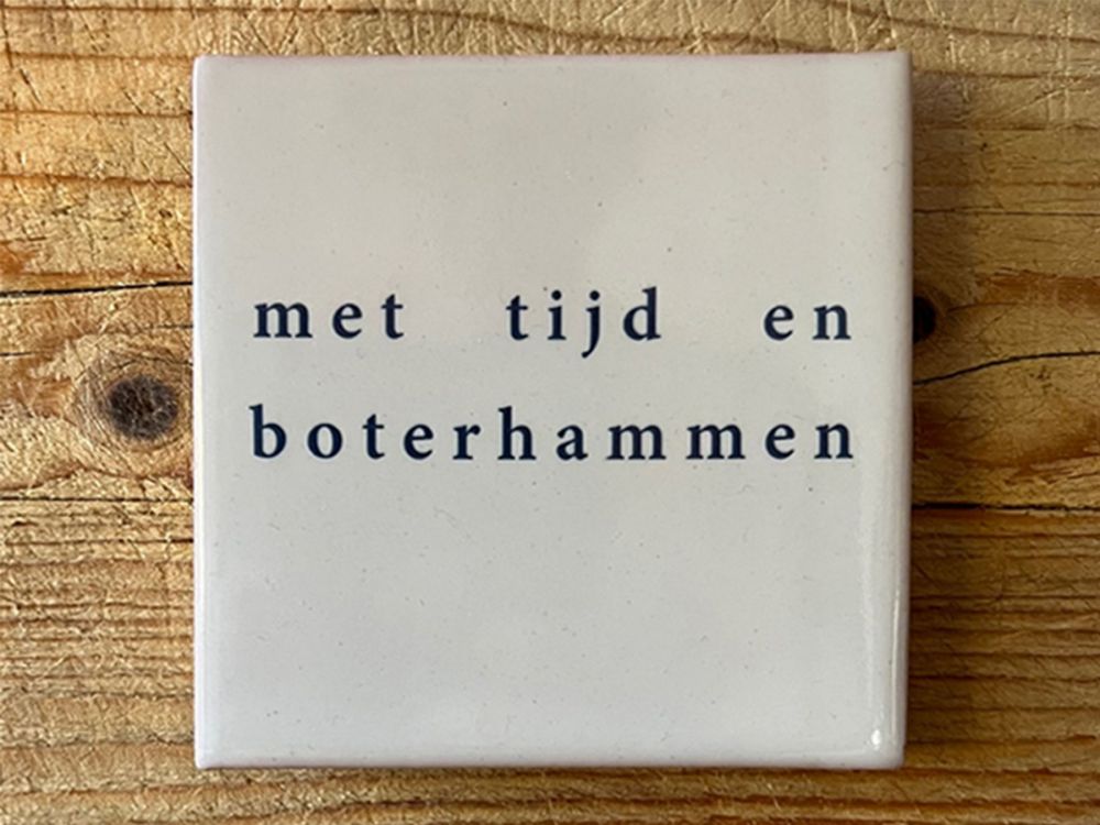 Jardin des Amies, Tegelwijsheid