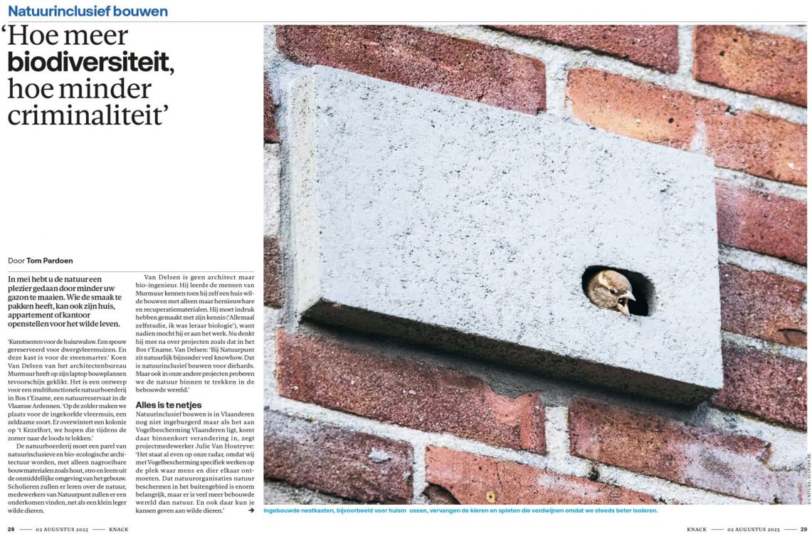 Natuurinclusief bouwen in Knack